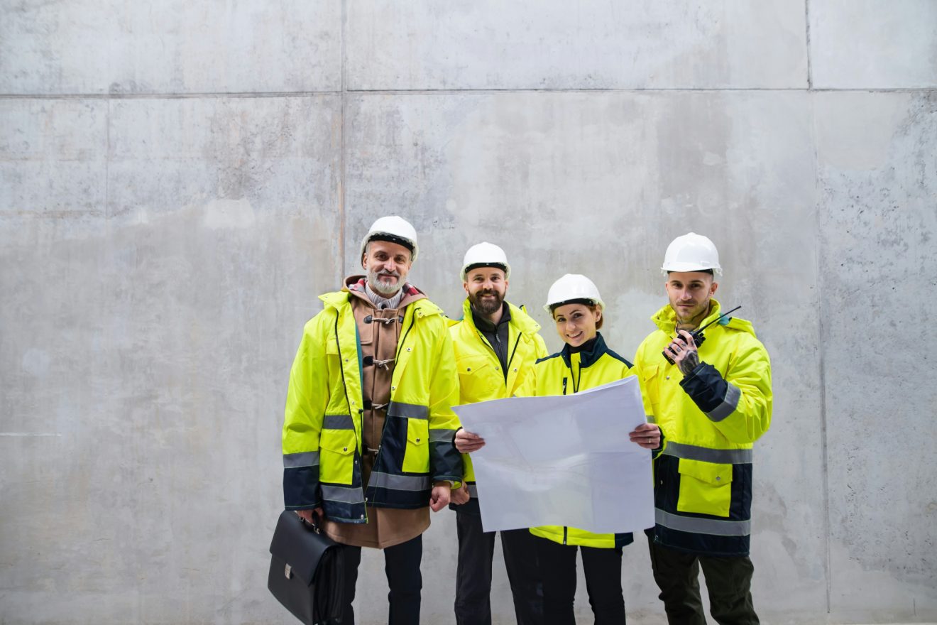 A team of workers